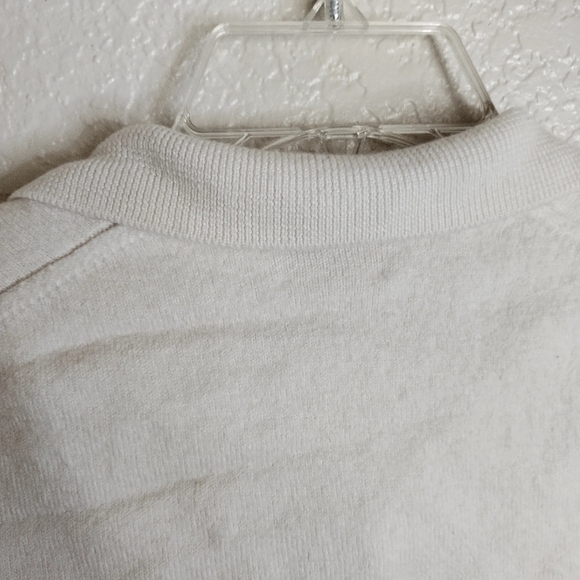 Wilfred free crop merino wool polo v neck sweater sz M - Picture 8 of 10